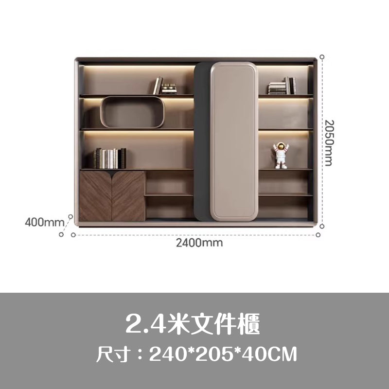 Executive Desk, Light Luxury, High-end Feel, Chairman's Grand Office Desk Combination, E0 Manager Desk, Boss Table ED-A127