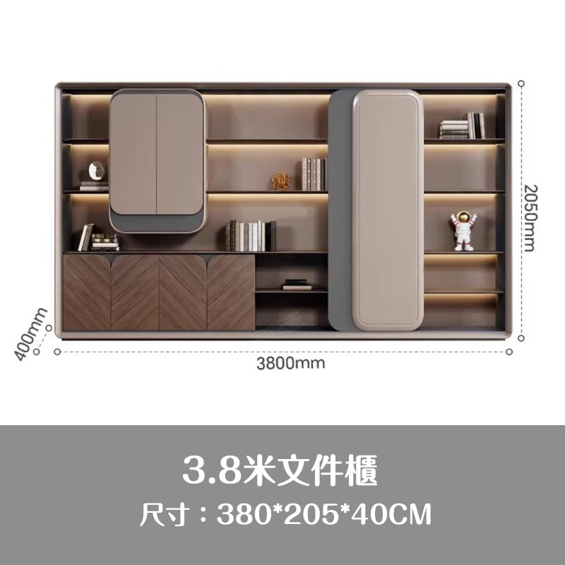 Executive Desk, Light Luxury, High-end Feel, Chairman's Grand Office Desk Combination, E0 Manager Desk, Boss Table ED-A127