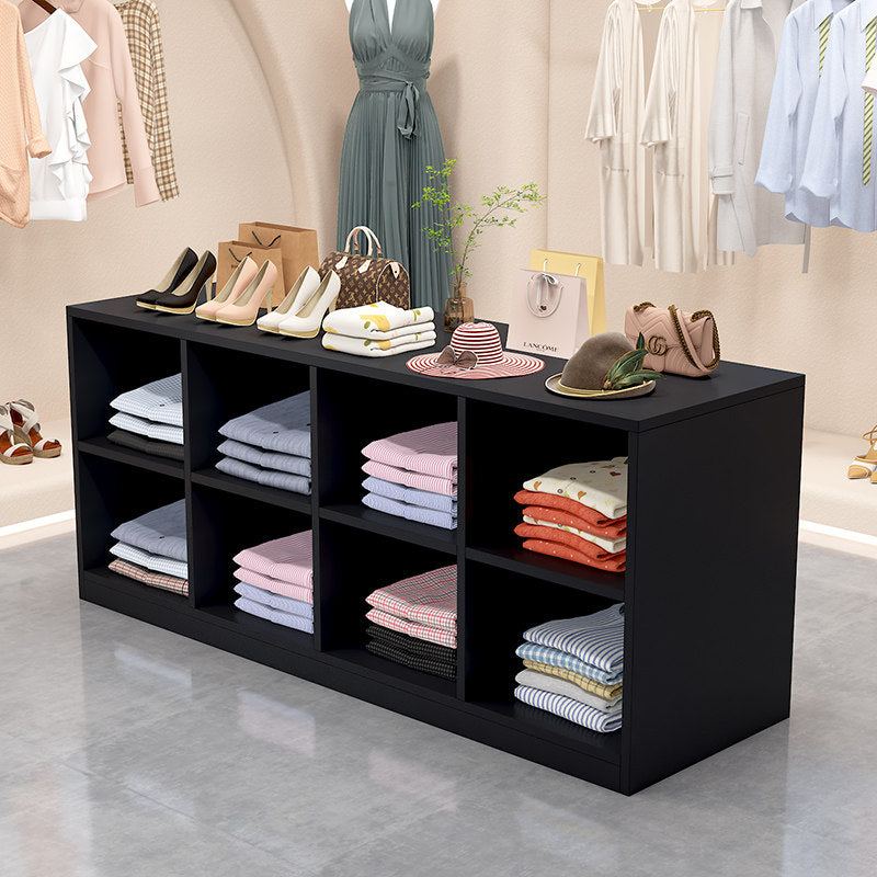 Clothing Store Center Island Display Table Side Cabinet Cashier Counter Bar Counter Storage Cabinet Display Stand Flowing Water Display Table ZDT-A01