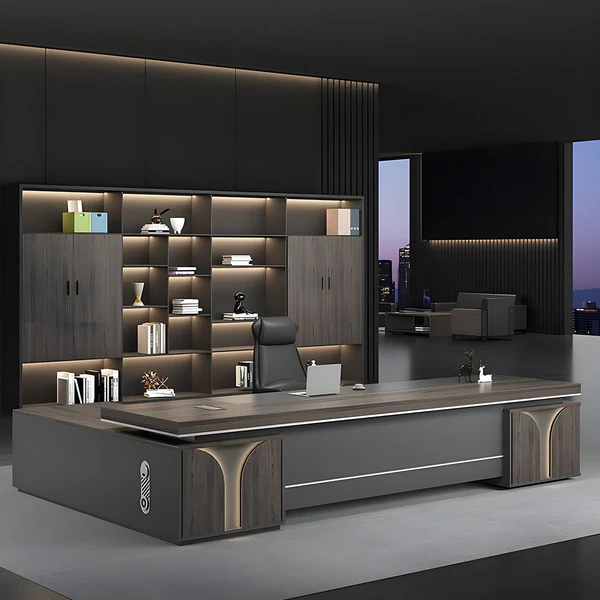 ED-A10尺寸220*160*75cm  桌面深度80cm 老闆沙發 OS-A50 兩人座二張