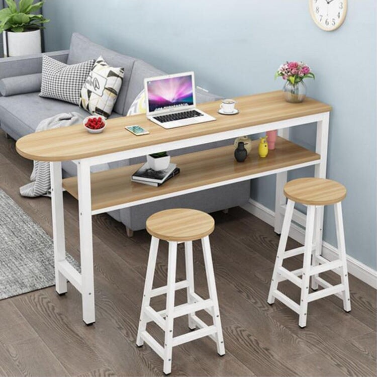 吧台桌高腳桌單層雙層圓角高腳桌壁掛桌BT-A6