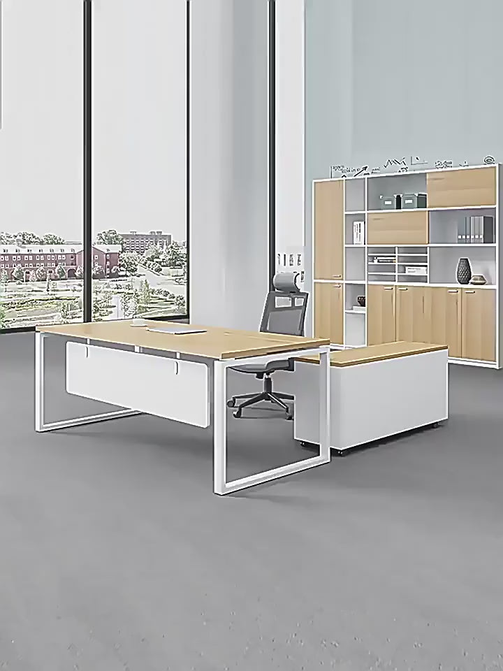 Office Furniture 1.5/1.6/2m Manager's Private Executive Financial Boss Desk Simple Modern Single Office Desk ED-A100