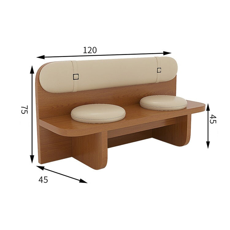 商用沙發套裝，自然風格，奢華時尚，PVC皮革軟墊，高密度聚氨酯泡沫，膠合板，三聚氰胺飾面，店鋪陳列架，天然色，可定制，CT-A15