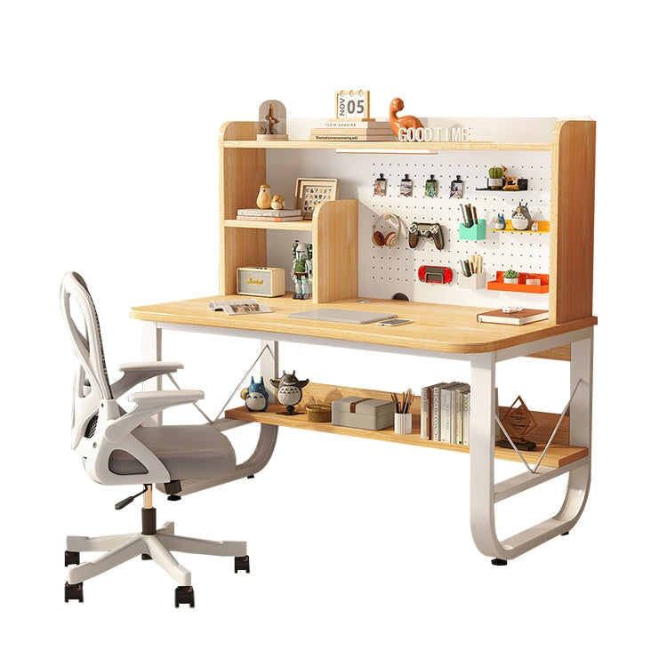 書桌，室內書桌，學習桌，電腦桌，收納架，穿孔板，加厚，圓潤飾面，寬頂，走線孔蓋，鋼架，U型，穩定，簡約，實用，CD-A16